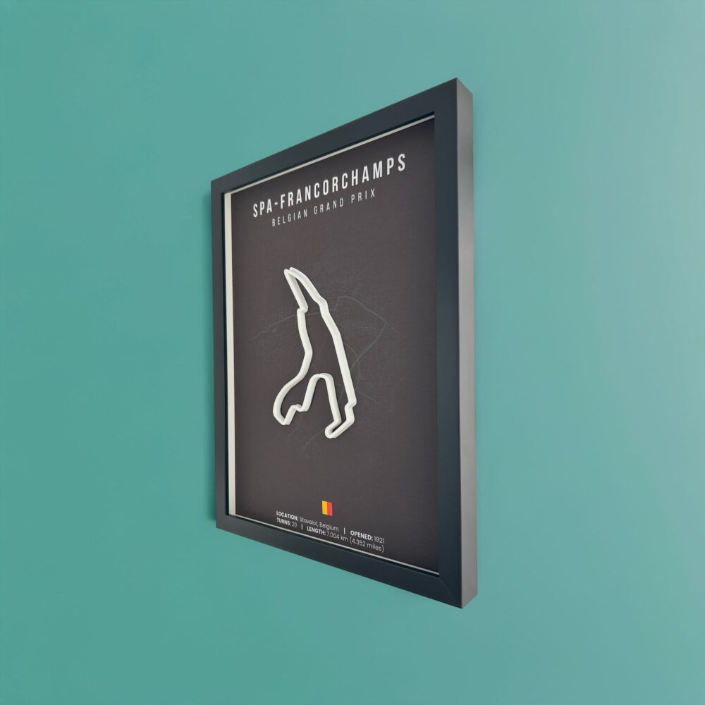 Cuadro Formula 1 - Belgica - Imagen 2
