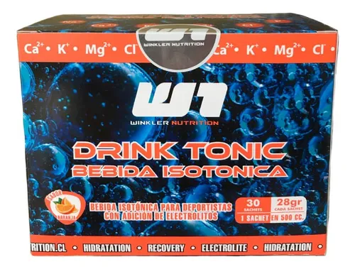 Bebida Isotónica Drink Tonic 30 Sachets Hidrata Envío Gratis